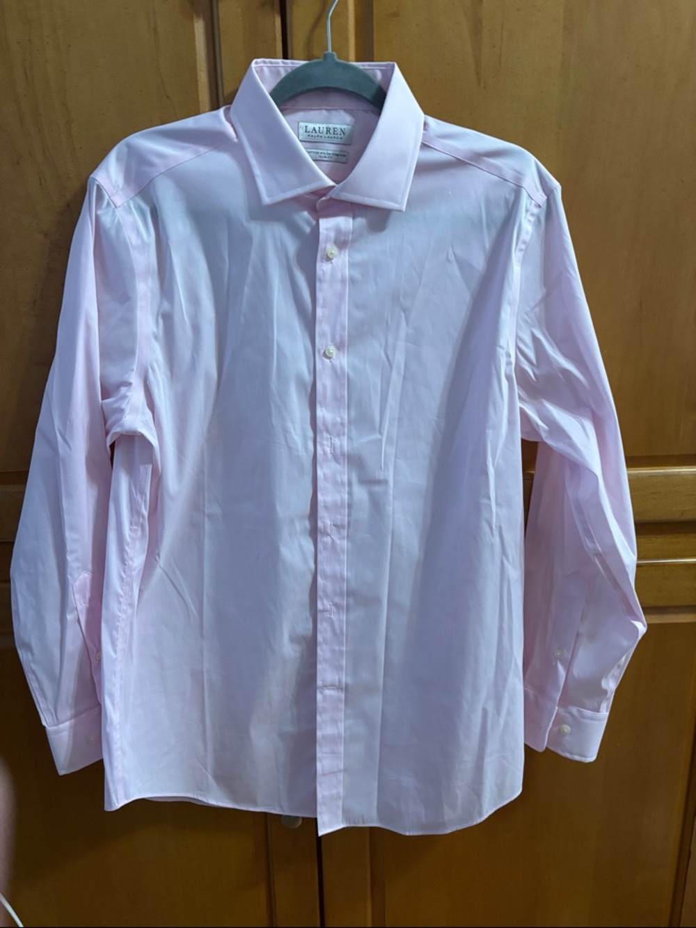 Lauren Ralph Lauren Light Pink Long-Sleeve Dress Shirt